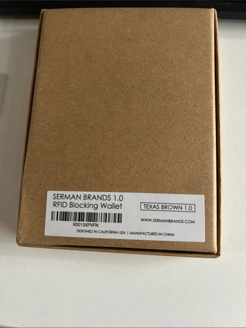 Men’s Brown Leather Wallet - Bi-Fold - RFID Blocking